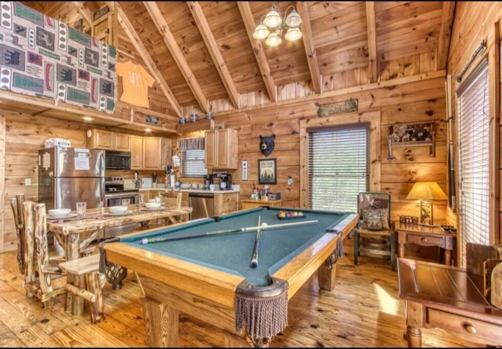 Lazy Bear Cabin 세비어빌 외부 사진