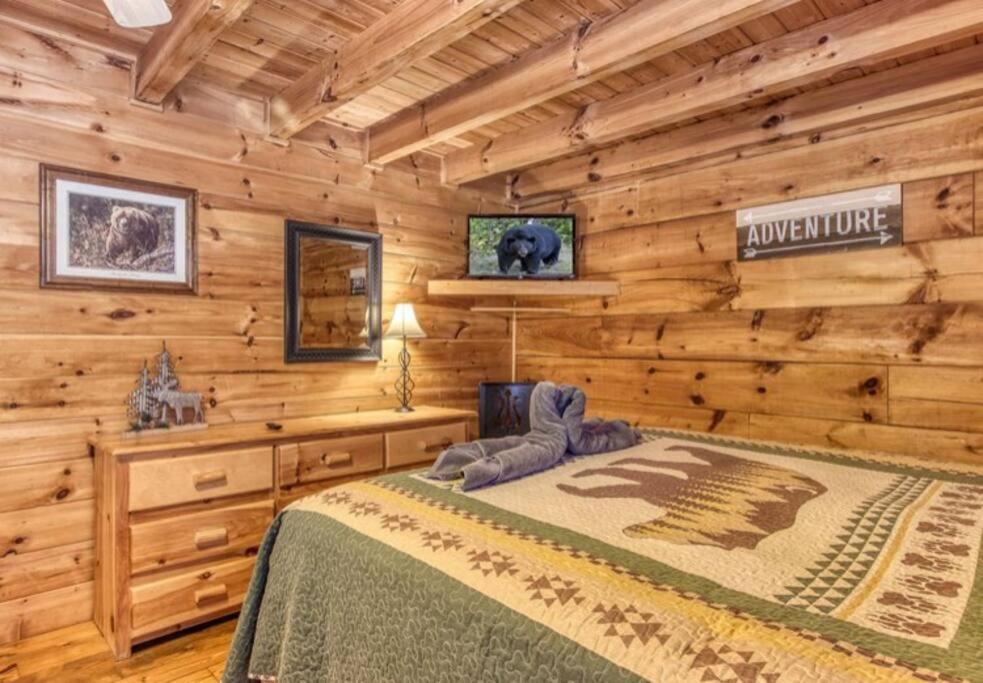 Lazy Bear Cabin 세비어빌 외부 사진