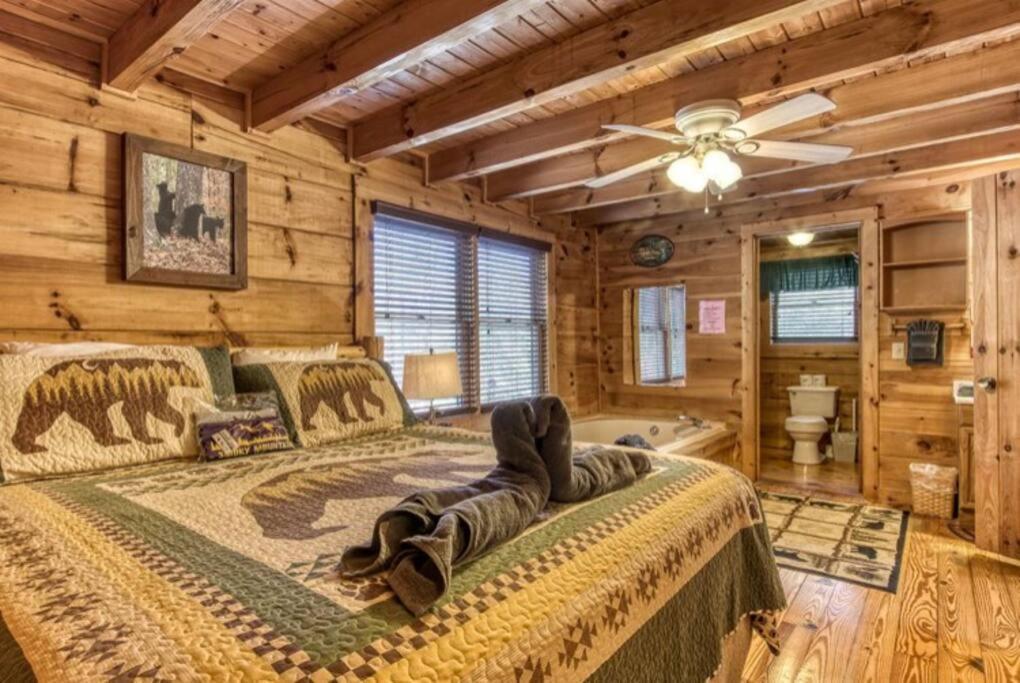 Lazy Bear Cabin 세비어빌 외부 사진